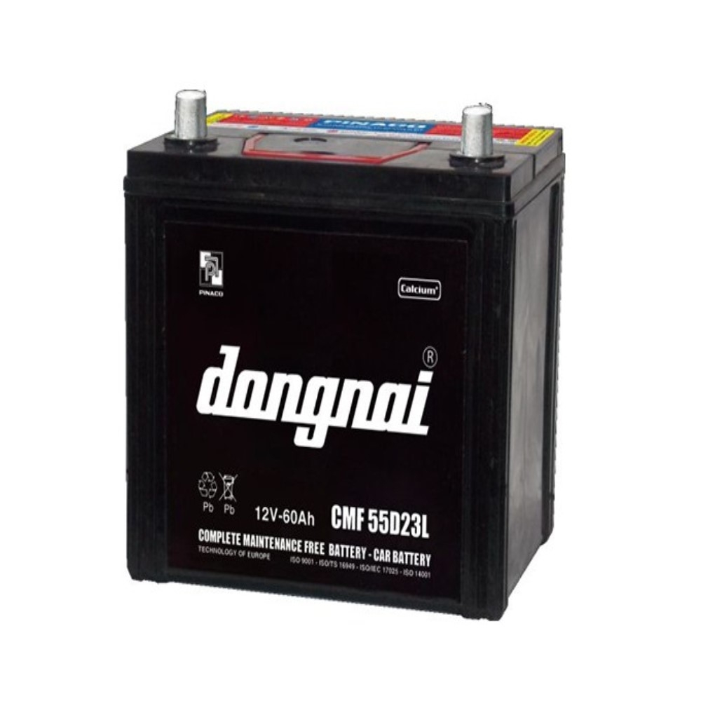 Ắc quy Đồng Nai Pinaco 12V 60AH CMF 55D23R