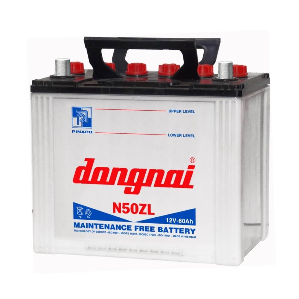 Ắc quy Đồng Nai Pinaco 12V 60AH N50ZL
