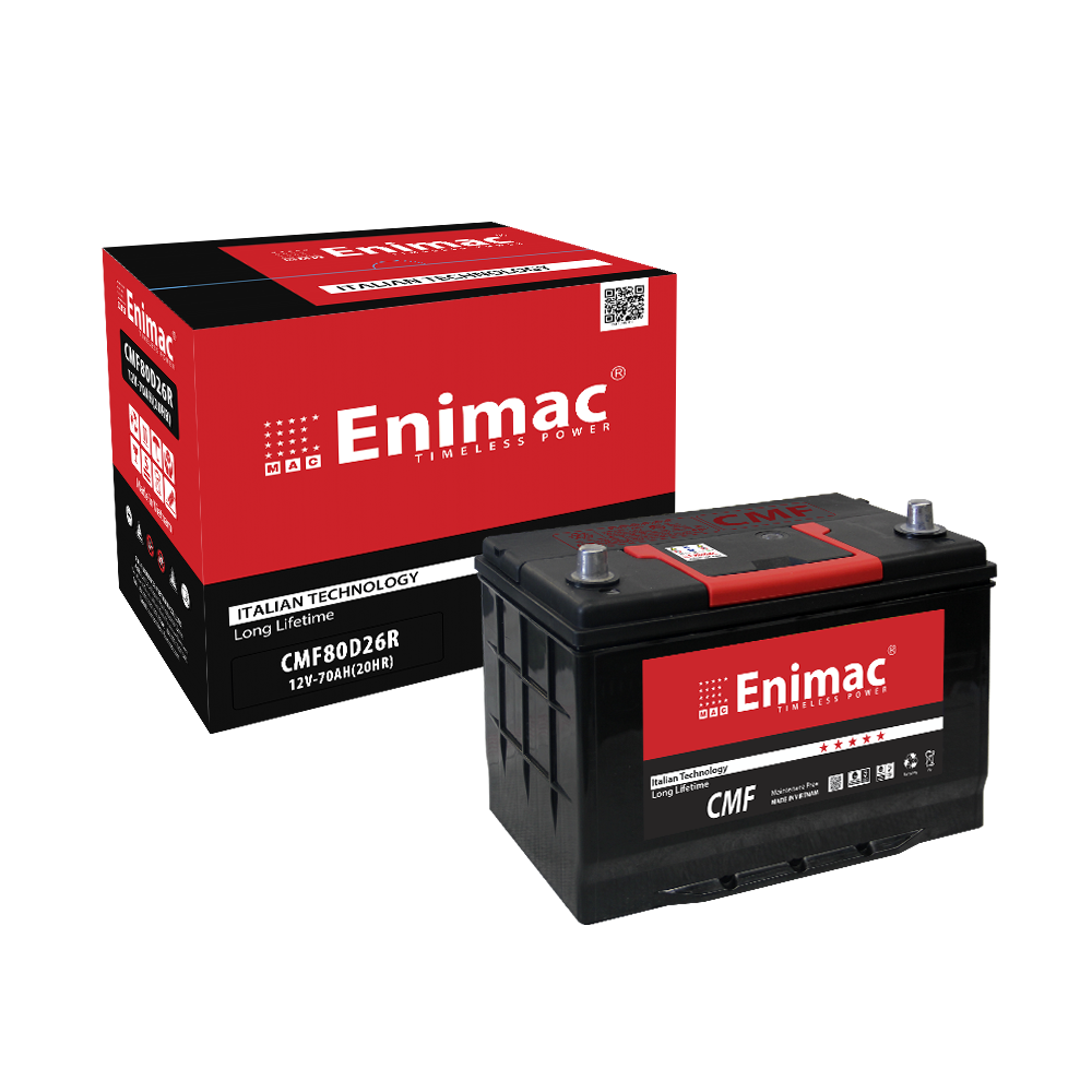 Ắc quy Enimac CMF 80D26R 12V 70AH